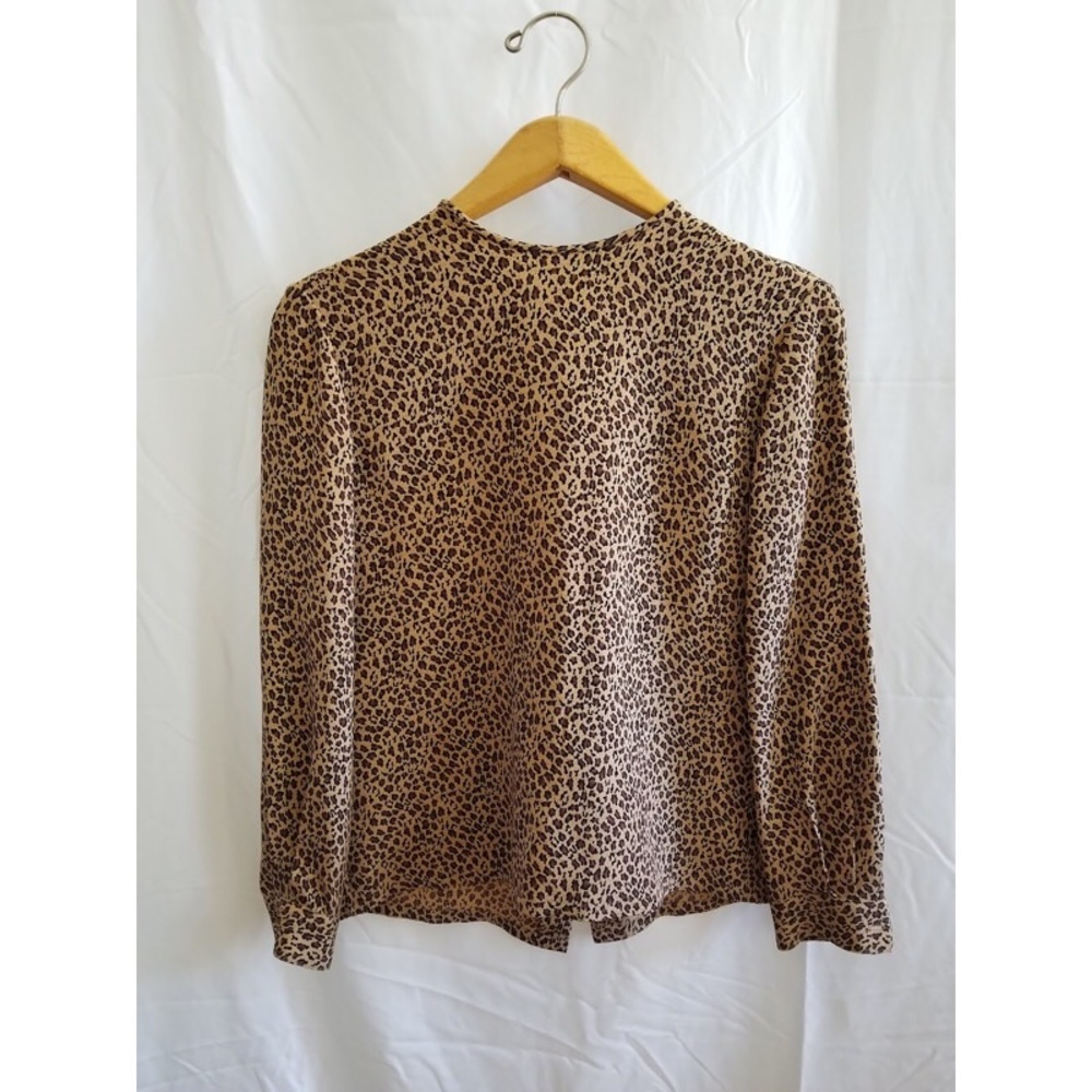 Dana Buchman Cheetah Print Blouse